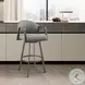 Marcie Vintage Gray Swivel Bar Stool