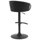 Montego Snow White Upholstered Swivel Bar Stool