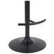 Montego Snow White Upholstered Swivel Bar Stool