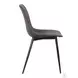 Monte Charcoal Faux Leather Dining Chair