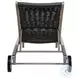 Odette Light Eucalyptus and Charcoal Rope Outdoor 72" Chaise Lounge Chair