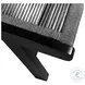 Odette Dark Eucalyptus and Gray Rope Outdoor 72" Chaise Lounge Chair