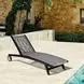 Odette Dark Eucalyptus and Gray Rope Outdoor 72" Chaise Lounge Chair