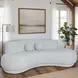 Oakland Ivory 98" Sofa