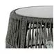 Opus Charcoal Indoor and Outdoor Garden Stool Round End Table