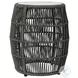 Opus Charcoal Indoor and Outdoor Garden Stool Round End Table