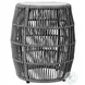 Opus Gray Indoor and Outdoor Garden Stool Round End Table