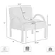 Rae Logan Brown Upholstered Accent Chair