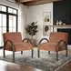 Rae Logan Brown Upholstered Accent Chair