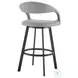 Ramona Gray Swivel Counter Height Stool