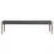 Rhett Light Eucalyptus and Charcoal Rope 71" Outdoor Dining Bench