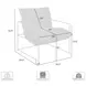 Rogan Brown Upholstered Accent Chair