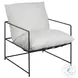 Rogan Soft Oat Performance Fabric Accent Chair