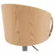 Solstice White Upholstered Swivel Bar Stool
