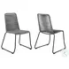 Kylie Black Eucalyptus Outdoor 36" Round Dining Room Set