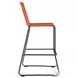 Shasta Tangerine Rope Stackable 30" Outdoor Bar Stool Set of 2