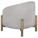 Stormy Butter Cream Upholstered Accent Chair