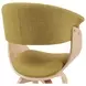 Summer Oak and Green Upholstered Dining Chair