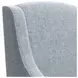 Haven Sea Blue Upholstered Hostess Chair Set of 2