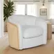 Violet Desert Sand Upholstered Accent Chair