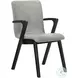 Varde Black And Grey Fabric Dining Chair Set Of 2