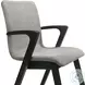 Varde Black And Grey Fabric Dining Chair Set Of 2