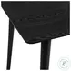 Westmont Black 59" Rectangular Dining Table