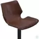 Zuma Vintage Coffee Adjustable Swivel Metal Bar Stool