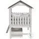 Lodge Cookies and Cream Complete Storage Ladder Bed with Fencing