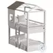 Lodge Cookies and Cream Complete Loft Bunk Bed