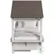 Lodge Cookies and Cream Twin Storage Bed with Full Roof