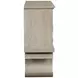 Gwendolyn Cerused Taupe 2 Doors Server with USB Charging