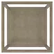 Glaze Gray Square Glass Top End Table