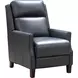 Ledger Santa Fe Ocean Leather Power Recliner with Power Headrest and USB Charging