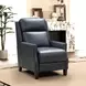 Ledger Santa Fe Ocean Leather Power Recliner with Power Headrest and USB Charging