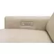 Ledger Cashmere Stone Leather Power Recliner with Power Headrest and USB Charging