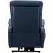 Leighton Marco Navy Blue Leather Lay Flat Power Lift Recliner with Power Headrest and Power Lumbar