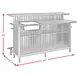 Kehlani Black 69" Rectangular Bar Table with USB Charging and LED