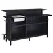 Kehlani Black 69" Rectangular Bar Table with USB Charging and LED