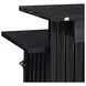 Kehlani Black 69" Rectangular Bar Table with USB Charging and LED