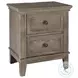 Leland Sandwash 2 Drawer Nightstand