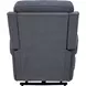 Lena Cappricio Slate Performance Fabric Power Lift Recliner with USB Charging and 2 Zone Heat