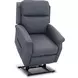Lena Cappricio Slate Performance Fabric Power Lift Recliner with USB Charging and 2 Zone Heat