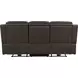 Leon Matteo Smokey Gray Leather Power Reclining Living Room Set with USB Charging