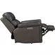 Leon Matteo Smokey Gray Leather Power Reclining Living Room Set with USB Charging