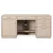 Marlowe Polished Limestone 60" Credenza Desk