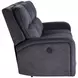 Lovell Gray Power Reclining 87" Sofa with USB Charging