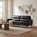 Lewes Black 76" Sofa