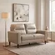 Lewes Latte 56" Loveseat
