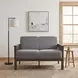 Lewiston Gray 50" Loveseat
